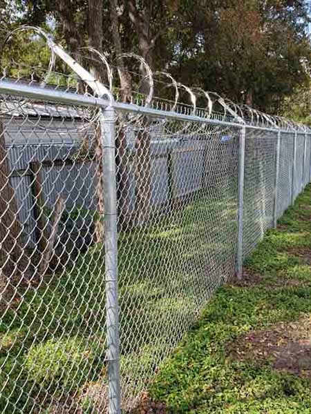 Chain link fence